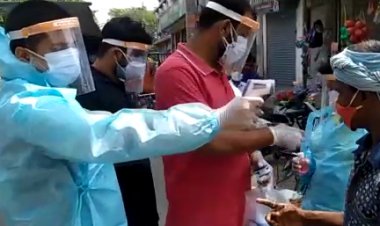 अखिल भारतीय विद्यार्थी परिषद ने  राजधानी के कई इलाको में घूम कर लोगो  का कोरोना जांच और ऑक्सीजन जांच कर रही है ।