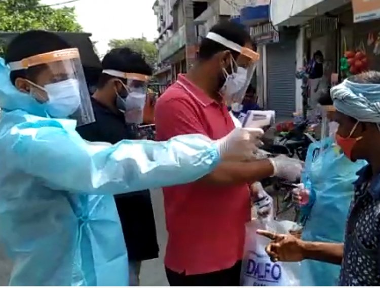 अखिल भारतीय विद्यार्थी परिषद ने  राजधानी के कई इलाको में घूम कर लोगो  का कोरोना जांच और ऑक्सीजन जांच कर रही है ।