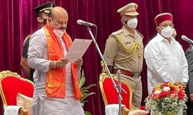कर्नाटक के नए मुख्यमंत्री बसवराज बोम्मई ने ली शपथ