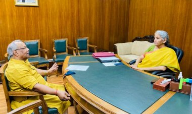 बिहार के उपमुख्यमंत्री तार किशोर प्रसाद ने केंद्रीय वित्तमंत्री निर्मला सीतारमण से की मुलाकात 