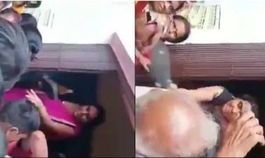 गोपालगंज: वैक्सीनेशन सेंटर पर उमड़ी भीड़ पर ANM ने जमकर चलाये चप्पल, मची भगदड़