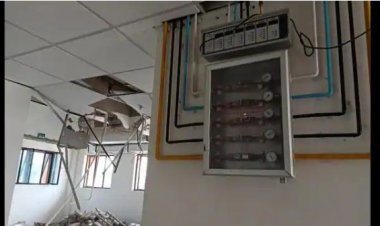 पटना में हादसा, IGIMS में नवनिर्मित कैंसर भवन की दीवार और छत गिरी, 1 मजदूर घायल, पैर की हड्डी टूटी