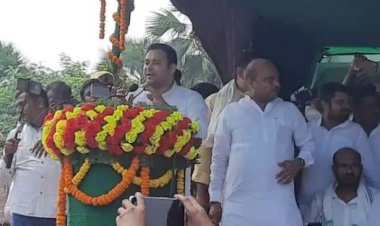 तेजस्वी बोले- बिहार में डबल नहीं ट्रबल इंजन की सरकार, अधिकारी नहीं सुनते मंत्री की बात, महंगाई पर ये कहा