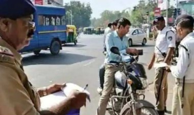 पटना में चालान काटने को लेकर हंगामा, स्कूटी चालक ने ट्रैफिक पुलिस के साथ की झड़प