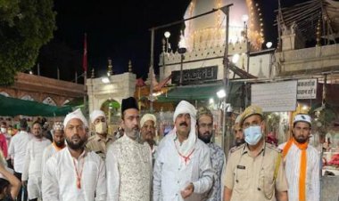 मत्था टेकने अजमेर पहुंचे JDU के इकलौते मुस्लिम मंत्री, मांगी नीतीश कुमार को PM बनाने की दुआ