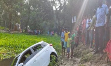 अररिया में भीषण सड़क हादसा, कार सवार पांच दोस्तों की दर्दनाक मौत