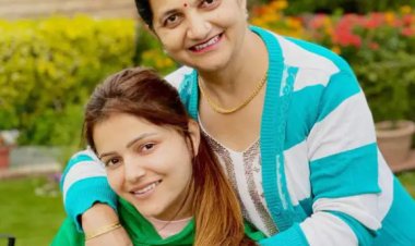 मां संग चूल्हे पर रोटियां सेंकती दिखीं रुबीना दिलैक