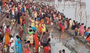 बिहार में शुरू हुआ छठ का चार दिवसीय महापर्व, गंगा सहित तमाम नदियों के किनारे विहंगम नजारा