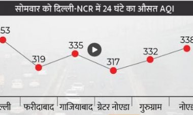 फिर बिगड़ी दिल्ली की हवा:3 दिन सुधार के आसार नहीं, केंद्र और दिल्ली सरकार आज सुप्रीम कोर्ट को सौंपेंगे एक्शन-प्लान
