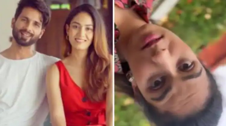 शाहिद कपूर की वाइफ मीरा राजपूत ने दिया 'अप साइड डाउन' चैलेंज
