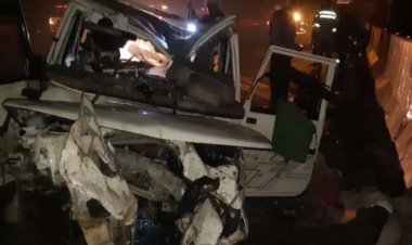 यमुना एक्‍सप्रेसवे पर बड़ा हादसा, मप्र पुलिस के तीन जवानों समेत पांच की मौत