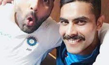 रोहित शर्मा और रवींद्र जडेजा बेंगलुरु स्थित राष्ट्रीय क्रिकेट अकादमी पहुंचे