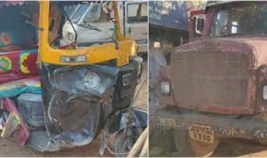 समस्तीपुर में भीषण सड़क हादसा, ट्रक-ऑटो की टक्कर में दिल्ली के लिए निकले तीन लोगों की मौत
