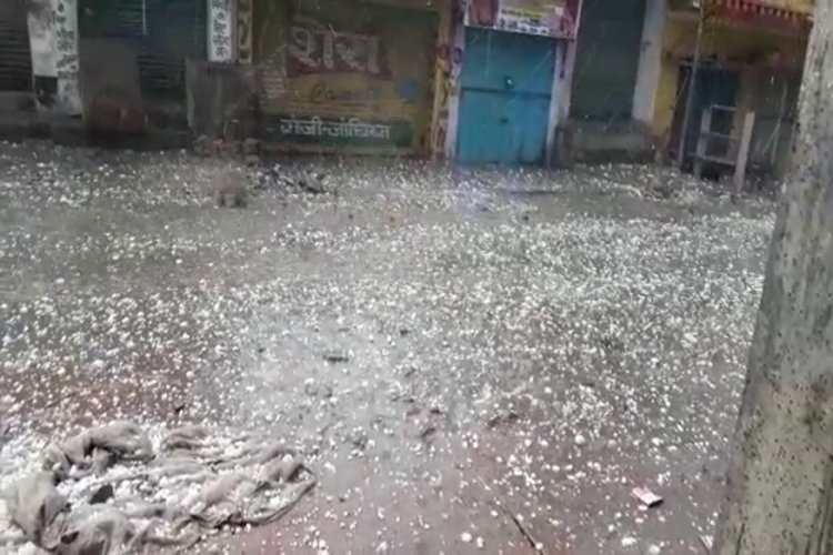 बिहार के कई जिलों में गिरे ओले, पटना में 13 MM बारिश
