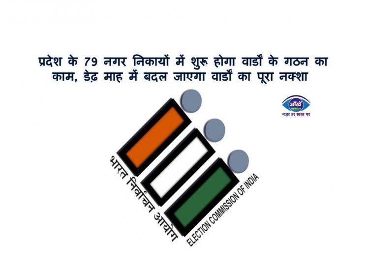  प्रदेश के 79 नगर निकायों में शुरू होगा वार्डों के गठन का काम, डेढ़ माह में बदल जाएगा वार्डों का पूरा नक्शा