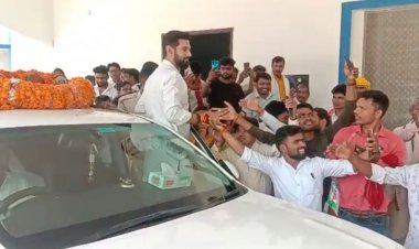 कैमूर पहुँचे चिराज पासवान बोलें जो लोगों को राहत नही दिला सकता तो ऐसे डबल इंजन की सरकार का क्या फायदा