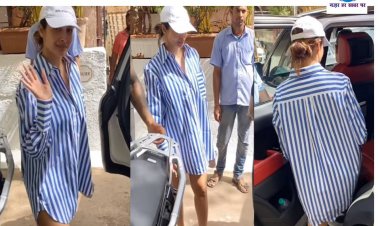 बेटे के साथ इतने बोल्ड लुक में दिखीं मलाइका अरोड़ा  लोगों ने पूछा-'पैंट भूल गई क्या