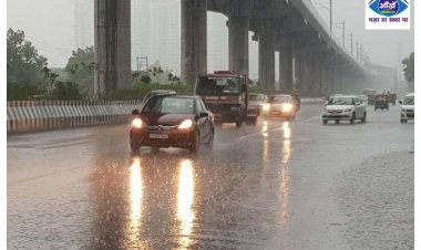 दिल्ली-एनसीआर में तेज आंधी के साथ हुई झमाझम बारिश