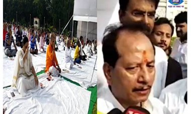 बिहार विधानसभा अध्यक्ष विजय सिन्हा ने योग दिवस पर ख़ुशी जाहिर की 
