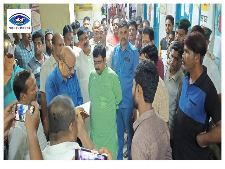 जिला प्रभारी मंत्री आलोक रंजन ने सदर अस्पताल का किया औचक निरीक्षण, सीएस को दी सख्त हिदायत