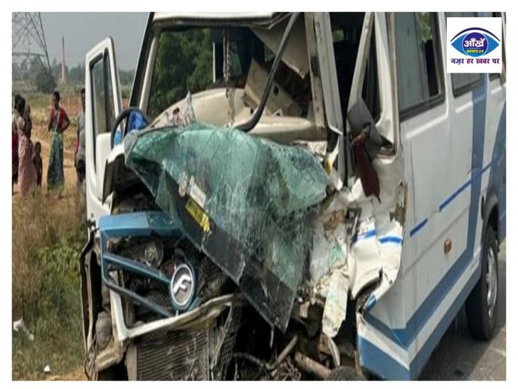 पटना में तेज रफ्तार के कारण हुई टक्कर, आधा दर्जन यात्री हुए घायल 