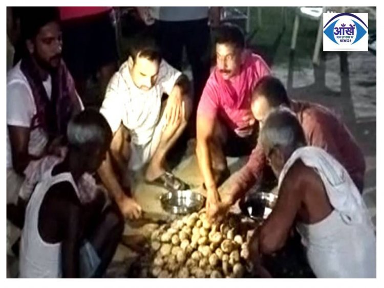 बॉलीवुड एक्टर पंकज त्रिपाठी मुंबई की चकाचौंध से दूर गांव में लिट्टी-चोखा बना रहे 