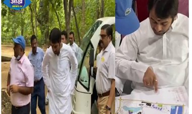 मंत्री बनते ही पटना के चिड़ियाघर पहुंचे तेज प्रताप यादव, दुर्लभ जीवों का जाना हाल 
