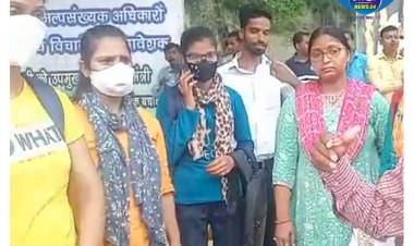 जीएनएम के पदों पर भर्ती नहीं निकालने पर अभ्यर्थियों का फूटा आक्रोश