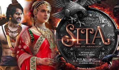 तेलुगु सुपरस्टार प्रभास निभाएंगे राम की भूमिका,  बॉलीवुड अभिनेत्री कंगना रनौत  निभाएगी सीता का रोल। .. 