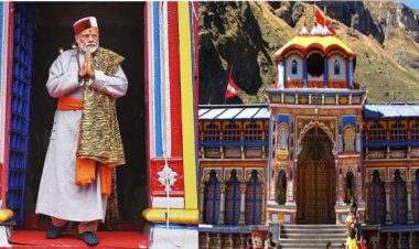 हेलीपैड से बद्रीनाथ धाम मंदिर के लिए रवाना हुए प्रधानमंत्री नरेंद्र कुमार ,पीएम मोदी का उत्तराखंड दौरा ...