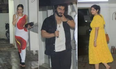Arjun Kapoor की बर्थडे पार्टी में सज संवरकर पहुंचीं मलाइका अरोड़ा