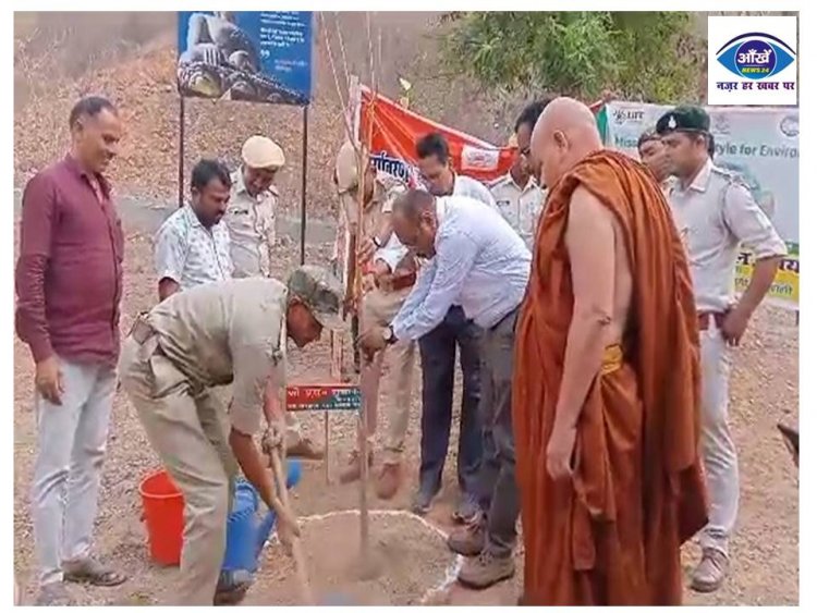 पर्यावरण दिवस के मौके पर गया में सैकड़ों पेड़ लगाए गए