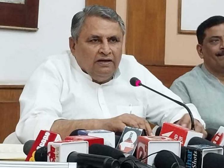 विजय चौधरी ने नीति आयोग के रिपोर्ट को लेकर दिया बयान 
