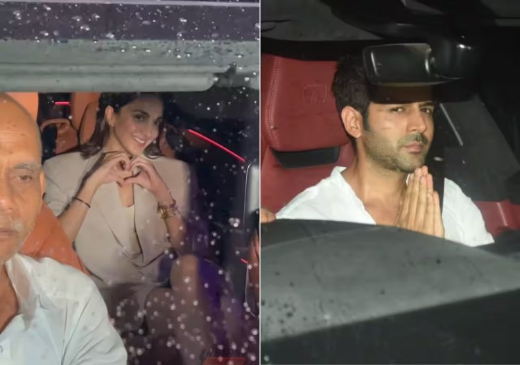 Satya Prem Ki Katha: रिलीज से पहले फिल्म देखने पहुंचे कार्तिक आर्यन-कियारा आडवाणी, वायरल हुईं फोटोज