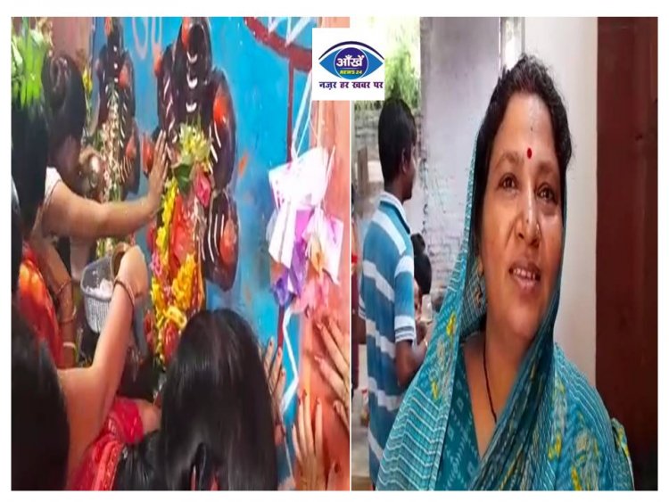 सावन माह की पंचमी तिथि को नाग पंचमी के दिन भक्तों ने दूध और लावा अर्पित किये 
