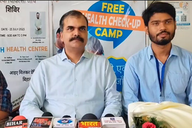 कवच हेल्थ सेंटर के द्वारा पटना के बेउर में निशुल्क हेल्थ कैंप का हुआ आयोजन 