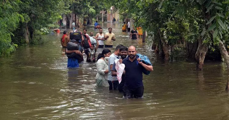 Delhi : दिल्ली एनसीआर समेत उत्तर भारत में लगातार बरस रहे बादल 