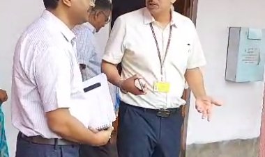 नालंदा जिले में के के पाठक ने मिडिल स्कूल का किया औचक निरीक्षण