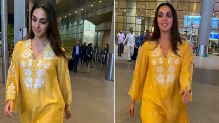 Kiara Advani: कियारा आडवाणी ने येलो कुर्ते, आंखों में काजोल लगाए हसीन लगीं, फोटो हुई वायरल