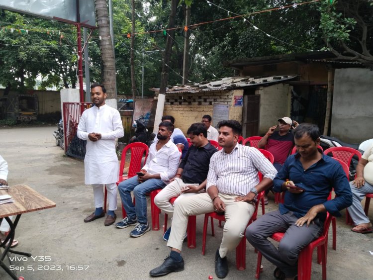 विश्वविद्यालय ओपी परिसर में चेहल्लुम और जन्माष्टमी के पर्व को लेकर हुई शांति समिति की बैठक 