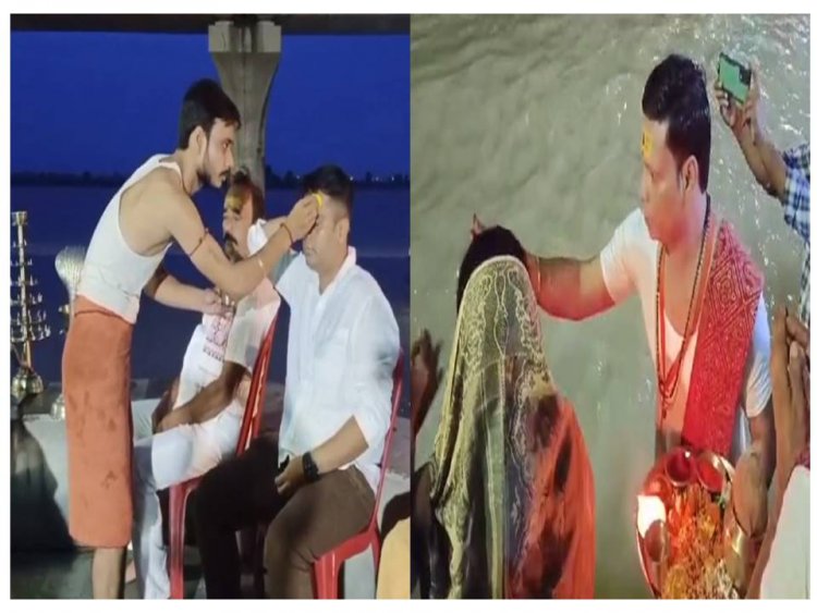 पटना के NIT घाट पर गंगा आरती में शामिल होने दूर -दूर से आते है श्रद्धालु 