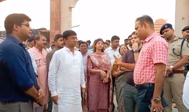 श्रावणी मेला की तैयारी को लेकर भागलपुर डीएम ने अधिकारियों के साथ कांवरिया पथ का किया निरक्षण 