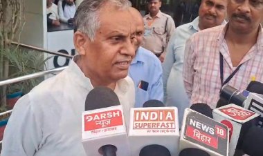 पटना पहुंचे रामनाथ ठाकुर ने तेजश्वी यादव पर किया पलटवार कहा.. 