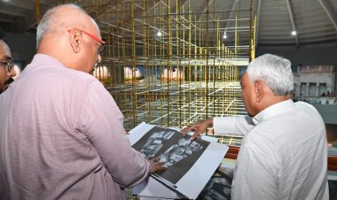 सीएम नीतीश कुमार ने बापू टावर का किया निरीक्षण, जल्द ही आम लोगों के लिए हो जाएगा चालू 