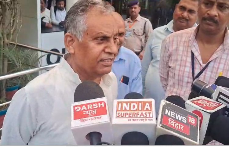 पटना पहुंचे रामनाथ ठाकुर ने तेजश्वी यादव पर किया पलटवार कहा.. 