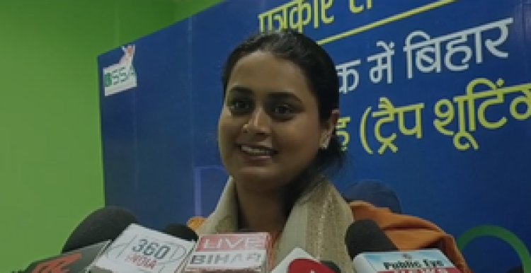 पैरिस ओलंपिक के ट्रेप शूटिंग में चयन होने पर भावुक हुई श्रेयसी सिंह
