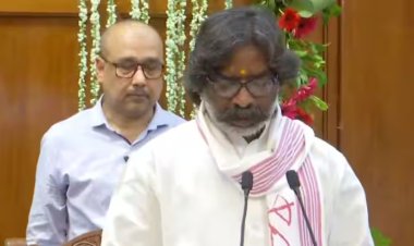 Hemant Soren Oath Ceremony: झारखंड में आज से फिर हेमंत सोरेन की सरकार, तीसरी बार ली CM पद की शपथ