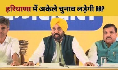 Haryana News: आम आदमी पार्टी का ऐलान, हरियाणा में अकेले दम पर लड़ेगी विधानसभा चुनाव