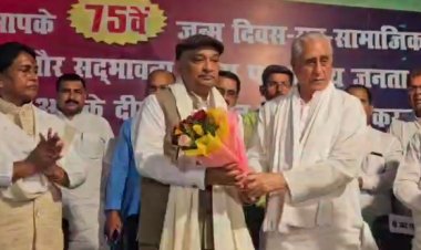 सदस्यता रद्द कर दिए जाने के बाद पार्टी की तरफ से सुनील के लिए सम्मान सभा का आयोजन