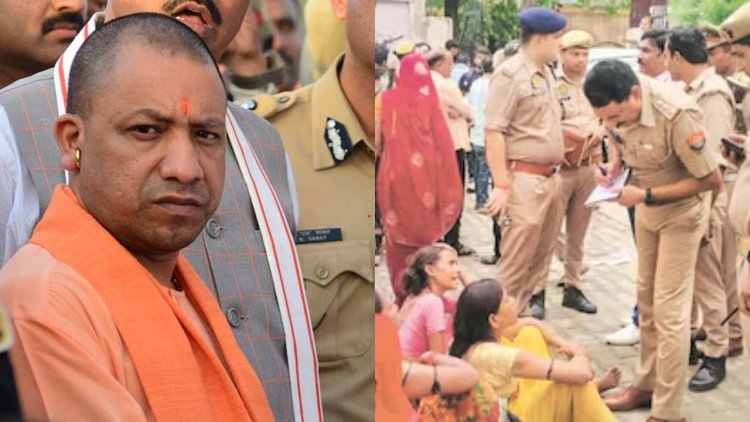 Hathras Stampede:सीएम योगी आदित्यनाथ पहुंचे हाथरस घा/यलों से करेंगे मुलाक़ात 